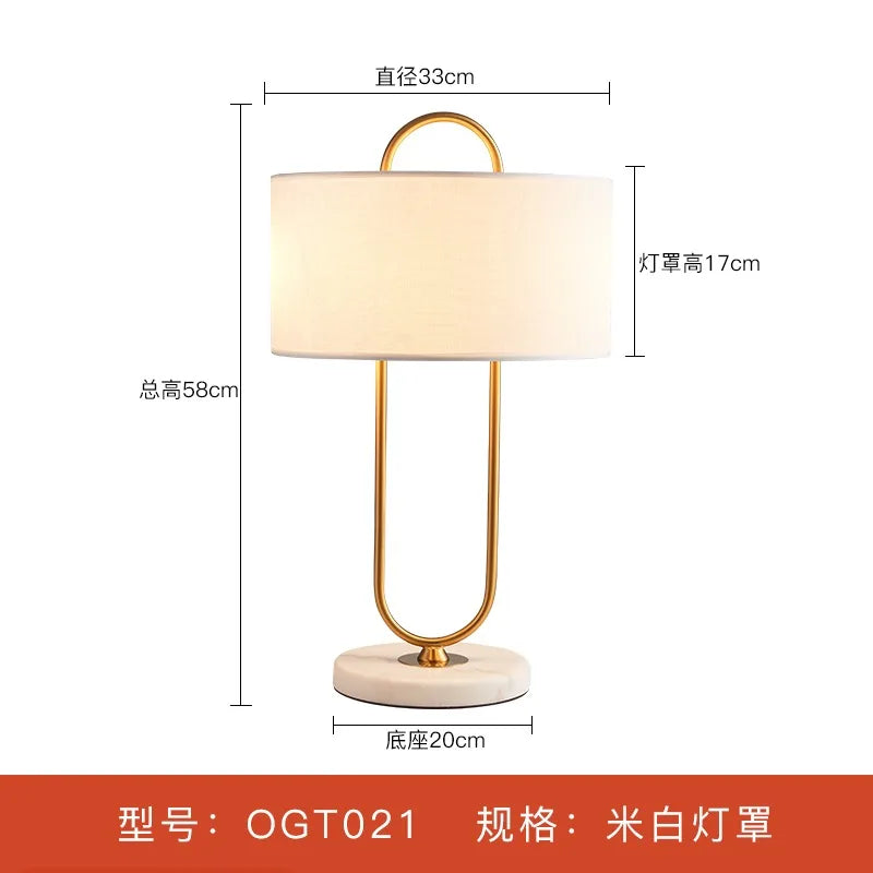 lampe sol led or blanc abatjour tissé base marbre moderne chambre coucher