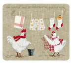 broderie point croix kit toile aida coton fleurs oiseaux dessin animé pastoral