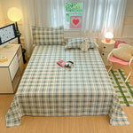 drap lit coton motif animal géométrique moderne gris clair rose pâle