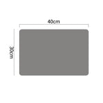 tapis table silicone bleu gris jaune vert uni minimaliste antidérapant isolant thermique