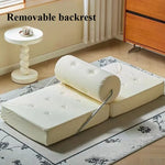 canapé lit moderne velours beige vert noir matelas coussin amovible