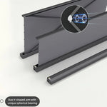 écran projection solaire ultra fin perforé gris moderne certifié 4K 16x9 blanc noir