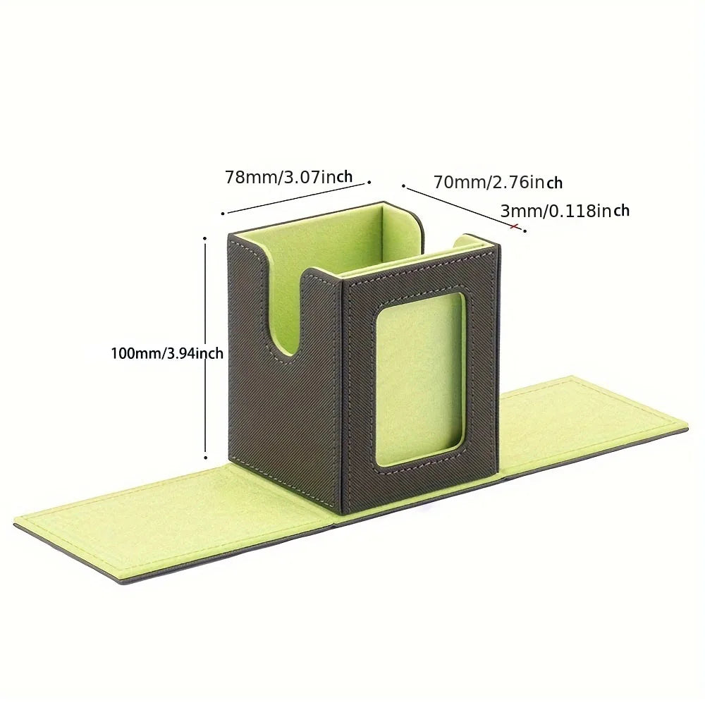 boîte cartes cuir moderne noir rose respectueux environnement rechargeable organisateur jeux