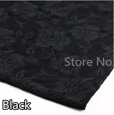 tissu dentelle élastique fleurs roses spandex nylon largeur 150cm opaque traditionnel écologique