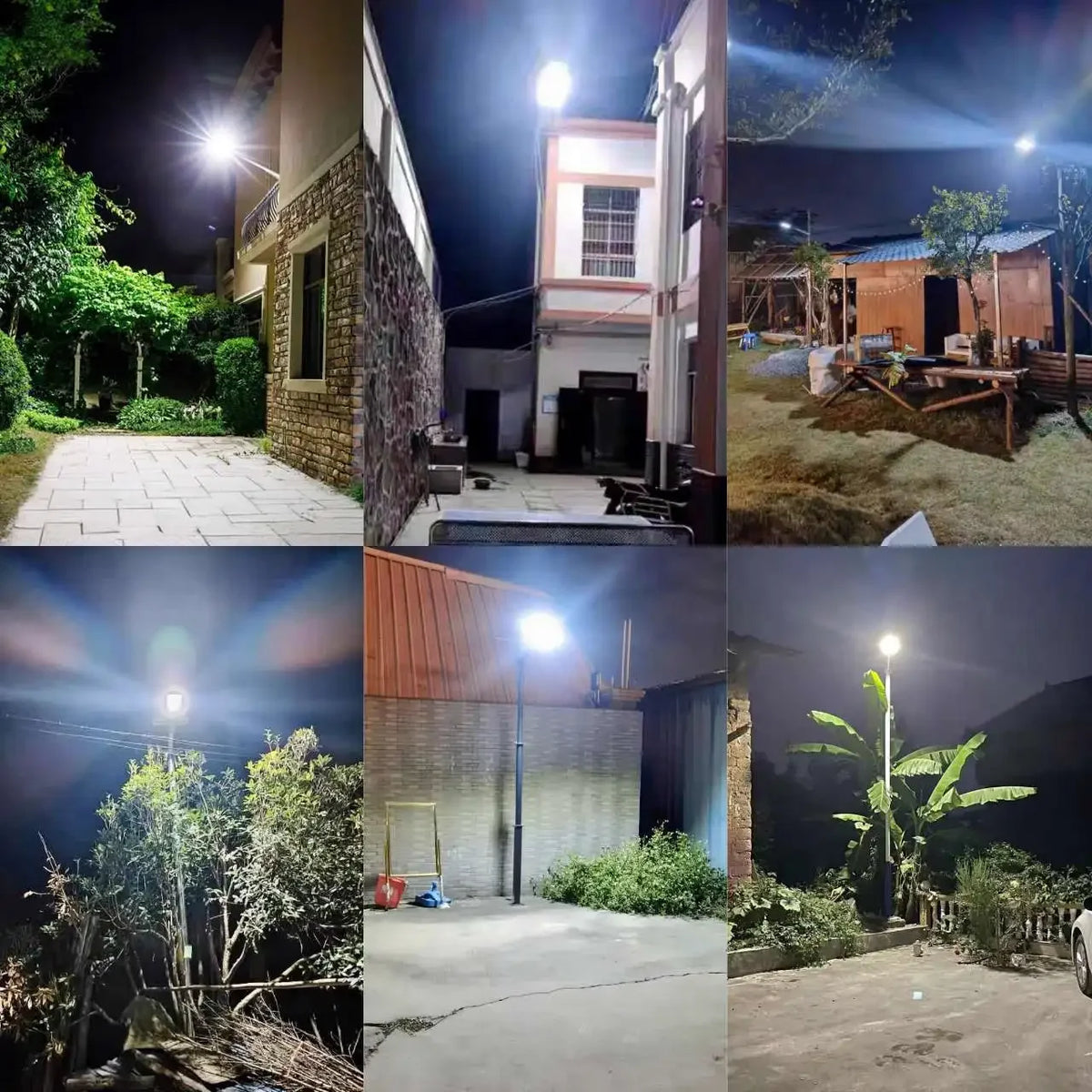 éclairage solaire led moderne détecteur mouvement télécommande batterie lithiumextérieur jardin