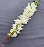 guirlande fleurs artificielles bleu rose blanc violet modernes intérieur décoration mariage baby shower