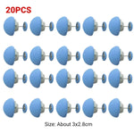 boutons lit antidérapants plastique moderne rose gris bleu blanc adhésifs sécurisés housse couette