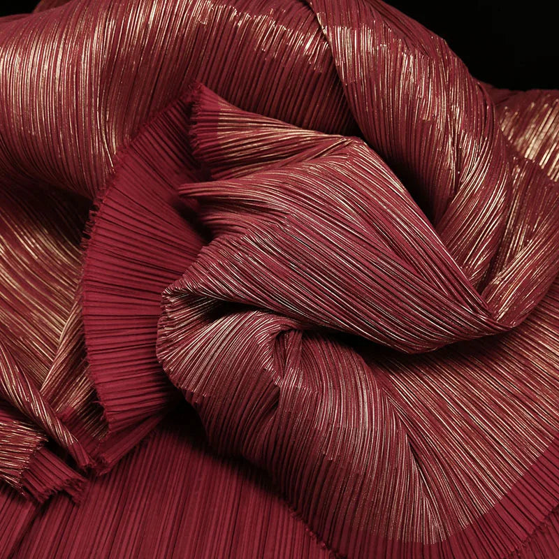ruban plissé polyester moderne couture décoration bricolage tissu décoratif couleur unie chic