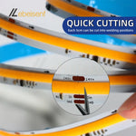 Détail des LEDs COB haute densité 360/m