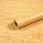 papier peint bois moderne adhésif beige brun rouge gris opacité décoration meubles salon chambre