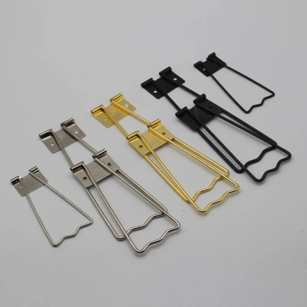 porte étiquettes moderne argent or noir plaque fixation tige flexible fonctionnel moderne