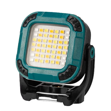 lampe led portable camping travail rechargeable bleu turquoise noir robuste