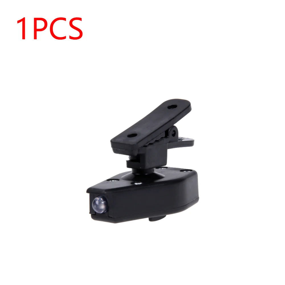 clip lumineux led noir pratique compact lunettes rechargeable portable mini pince lumière