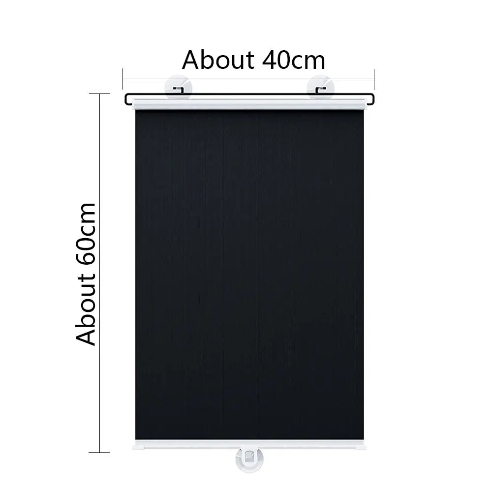 stores enroulement noir opaques modernes clips fixation roller shades large bande plastique upper lower