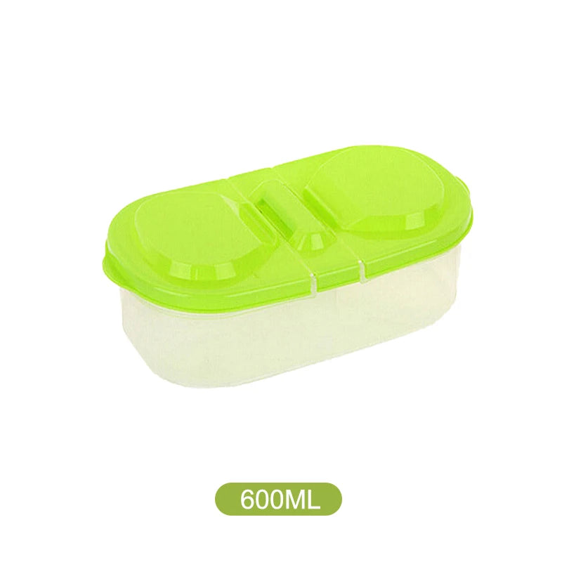 boîtes rangement fruits transparentes modernes clips poignées multifonctionnelles