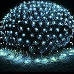 guirlande lumineuse solaire 3m 2m filet maille blanc chaud moderne télécommande étanche ip65 led