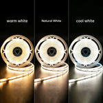 ruban led blanc 320 leds mètre adhésif flexible contrôleur boutons usb