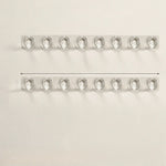 présentoir mural transparent bijoux accessoires cheveux crochets moderne minimaliste adhésif