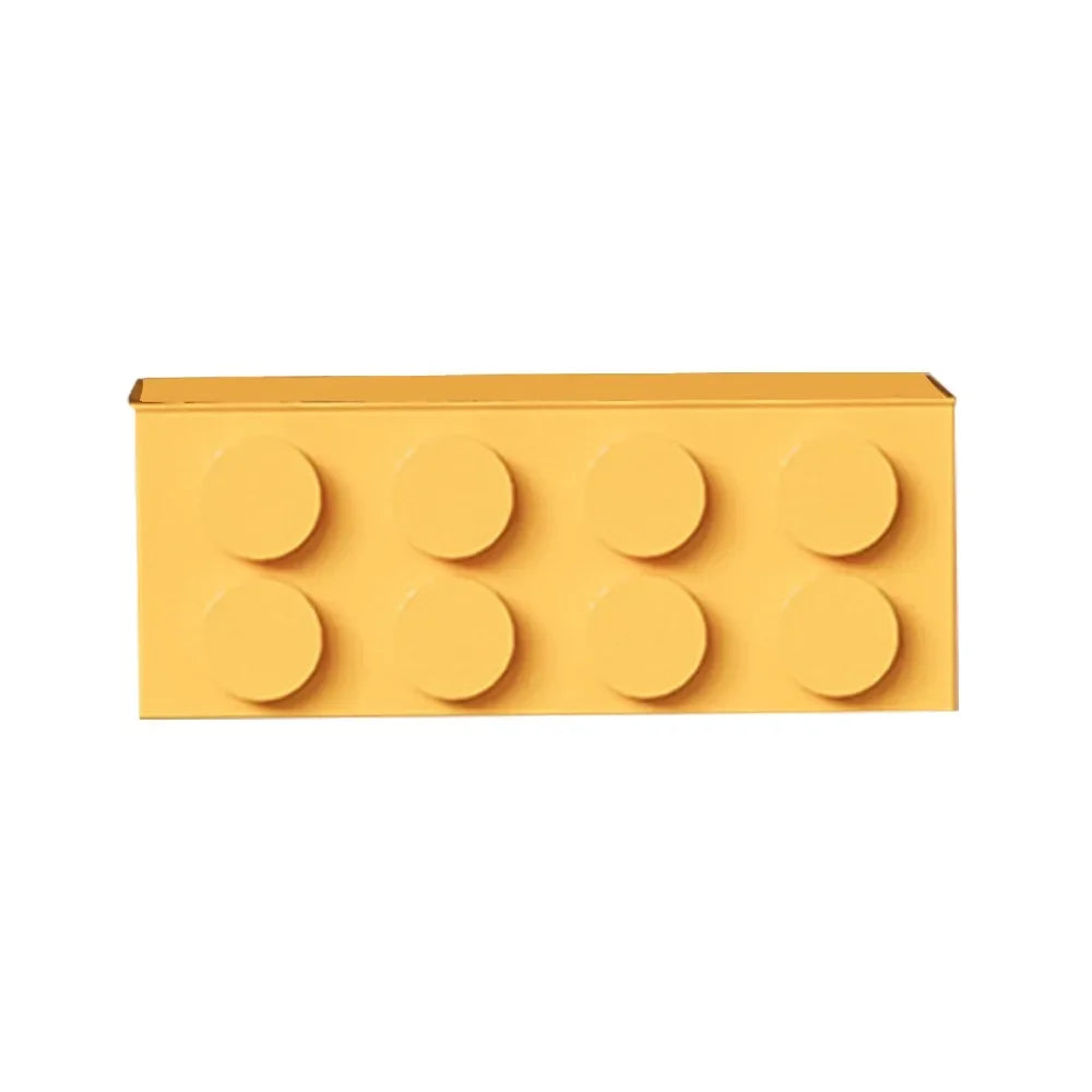 boîtes rangement magnétiques rouge jaune bleu vert blocs lego couteau pince spatule brosse moderne