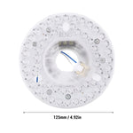 lampe led blanc moderne 125mm 18w cct 3000k 4000k 6000k variable opacity