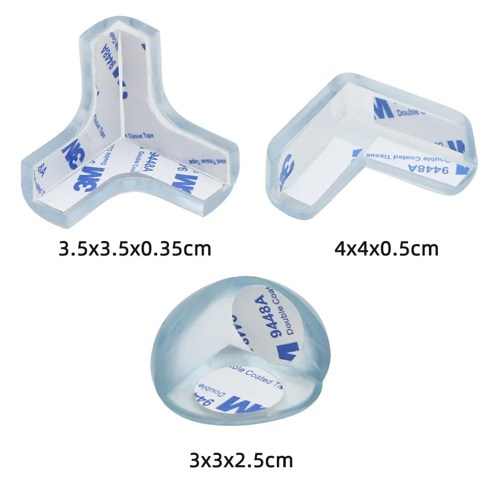 protections angle transparentes adhésives meuble sécurité enfant moderne minimaliste facile
