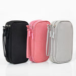 sac main rose pratique toile épaisse réutilisable moderne respectueux environnement chargeur câble usb adaptateur