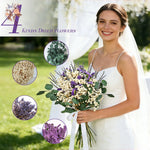 bouquet fleurs séchées eucalyptus gypsophile lavande décoration maison anniversaire valentin boho naturel