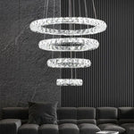suspension lumineuse moderne acier inoxydable blanc noir strass brillant 2000 82000 lumens 90 260v