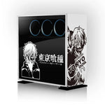 autocollants anime personnages tokyo ghoul kaneziki transparents pc noir blanc