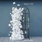 arche fleur blanche décor mariage fête anniversaire banquet cérémonie mur floral moderne grande taille