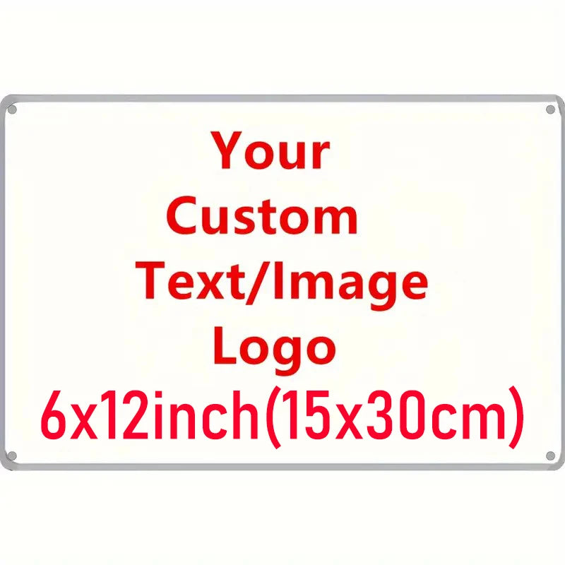 panneau publicitaire personnalisable blanc moderne rectangle 20x30cm opacité