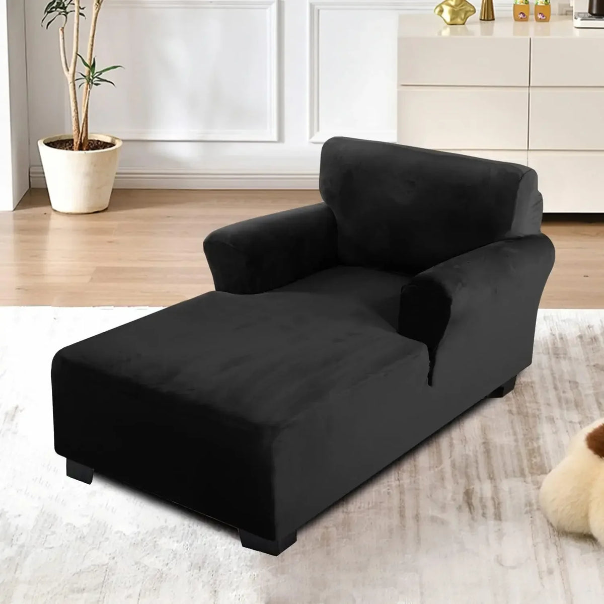 coussin chaise longue velours beige moderne adhésif salon fauteuil canapé sectionnel futon lavable automne