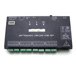contrôleur led noir industrielle 16 ports resolume ws2811 ws2812 ws2815 dmx512 console