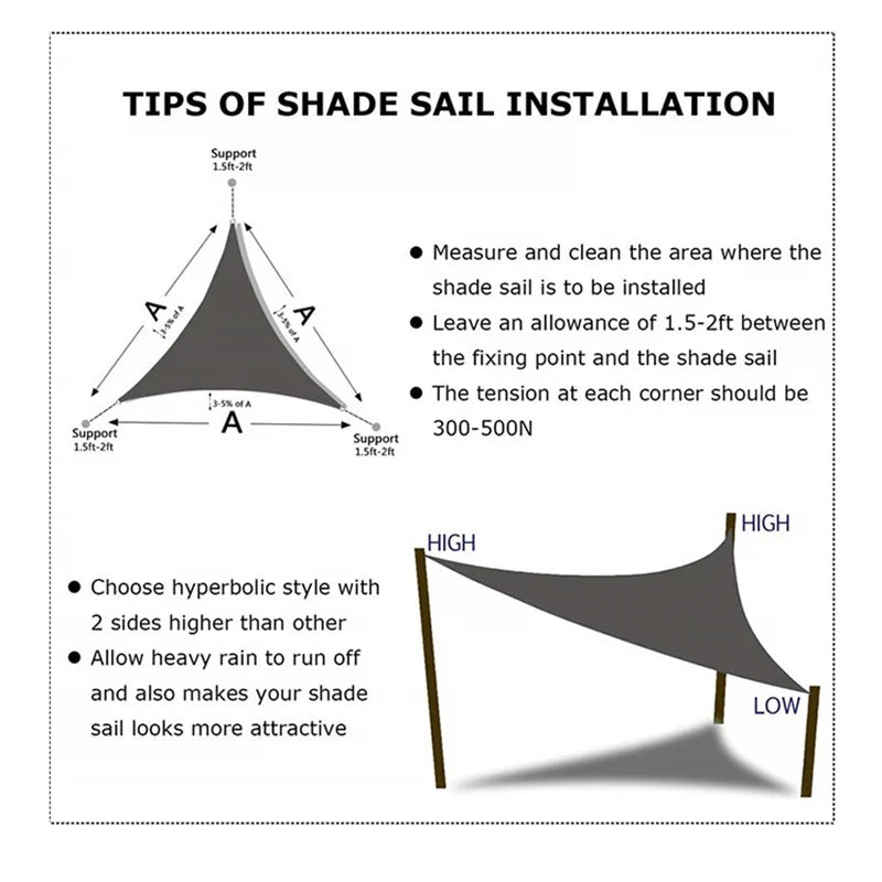 Comparaison des 21 couleurs disponibles pour la voile d'ombrage triangle