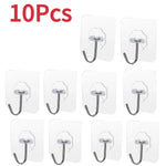 porte sacs adhésifs porte objets transparents utilisation multiple support charge lourde cuisine salle bain
