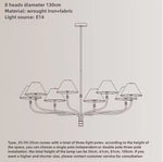 chandelier suspension lumineuse noir doré abat jours tissu mat classique moderne fixé abat jours