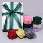ruban satin rouge rose beige bleu vert noir gris classique rayures frangées yards