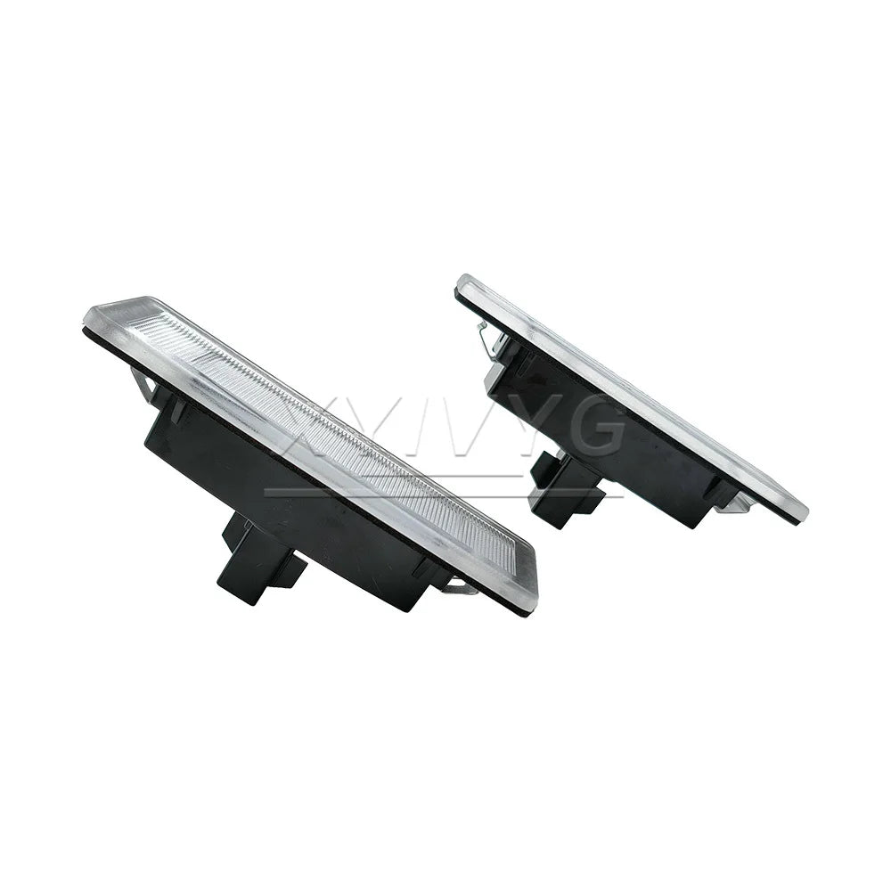 lampe led plaque immatriculation noir moderne grille perforations 12v 3w 2400lm tringle fixation