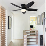 ventilateur led noir moderne télécommande certification rohs flux lumineux certifications ccc cem gs lvd