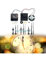 kit montre mécanique noir blanc doré aiguilles boîtier batteries instructions classique