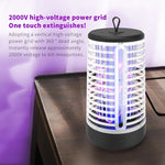 lampe tueuse moustiques rechargeable uv led portable grillage haute tension camping chambre