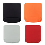 tapis souris ergonomique noir gris orange rouge adhésif doux moderne fonctionnel repose poignet