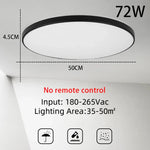 plafonnier intelligent led blanc noir télécommande rgbcw éclairage moderne