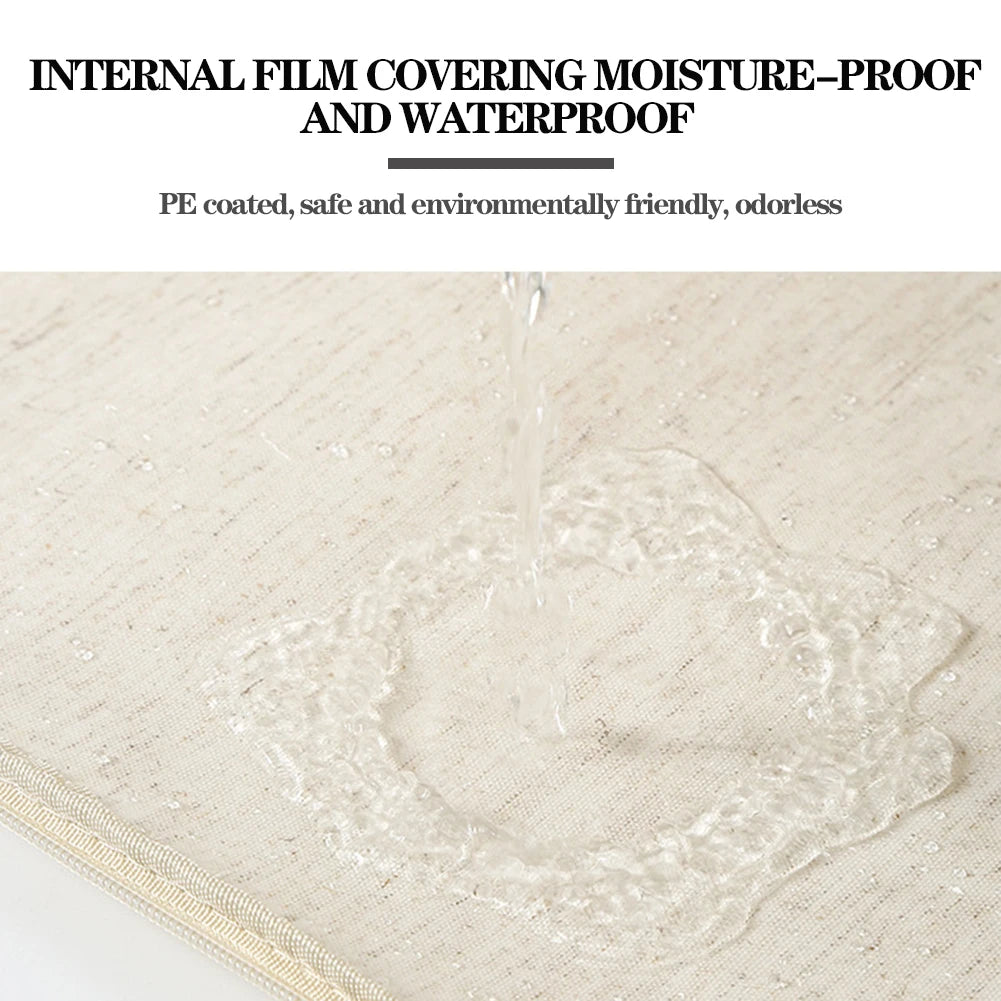 Détail de la fermeture à glissière anti-poussière