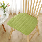 coussin siège forme amovible lavable mousse mémoire forme coton épais moderne bleu clair jaune