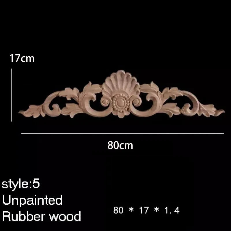 ornement decoratif bois fleur sculpte naturel classique baroque noel valentin mariage halloween pâques anniversaire
