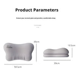 oreiller ergonomique mousse mémoire forme polyester gris clair moderne support cou lit catégorisation mémoire
