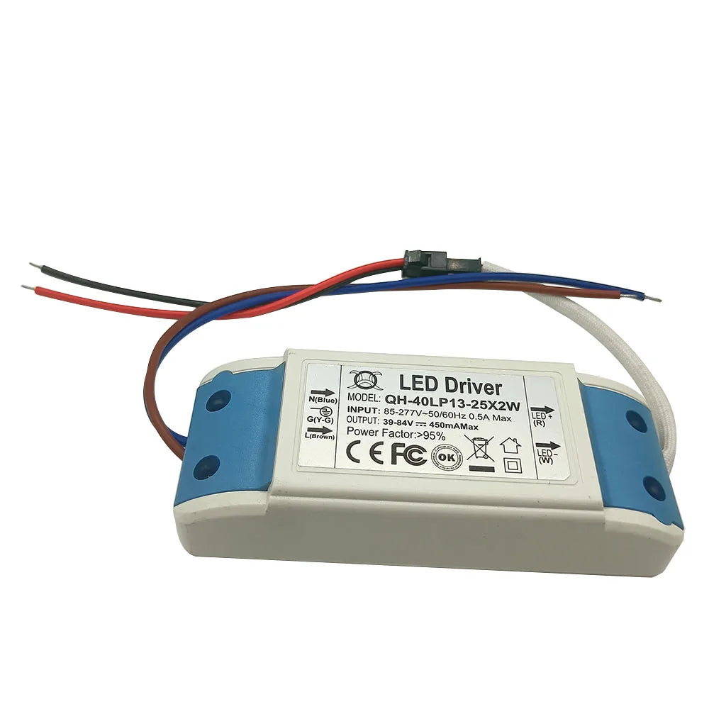 conducteur led 13 25x2w blanc bleu cables ac 85 277v dc 39 84v 430