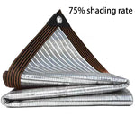 Effet réfléchissant de la couleur feuille d'aluminium sous le soleil