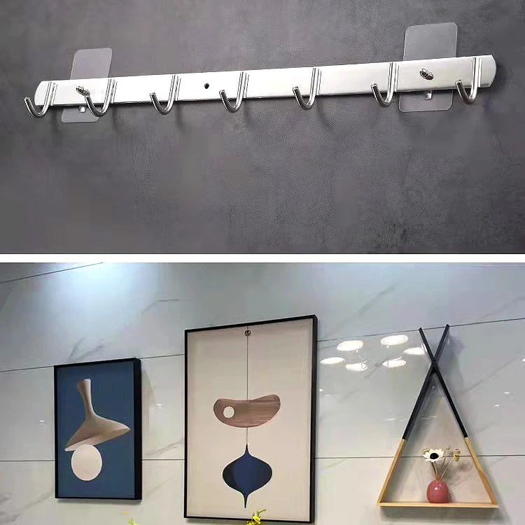 support mural transparent porte serviettes clés horloge tableaux vêtements adhésif pvc moderne pièces